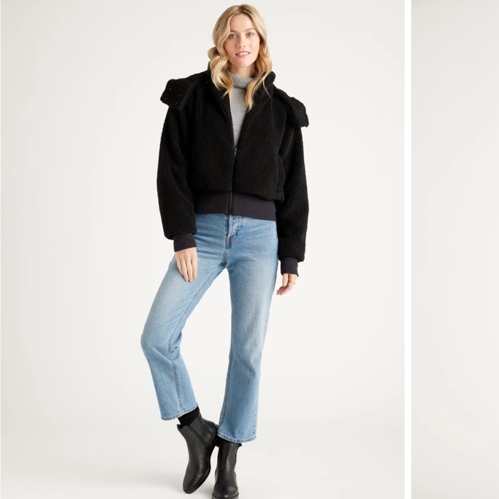 Quince hooded Sherpa jacket